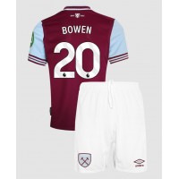 West Ham United Jarrod Bowen #20 Replika babykläder Hemmaställ Barn 2024-25 Kortärmad (+ korta byxor)